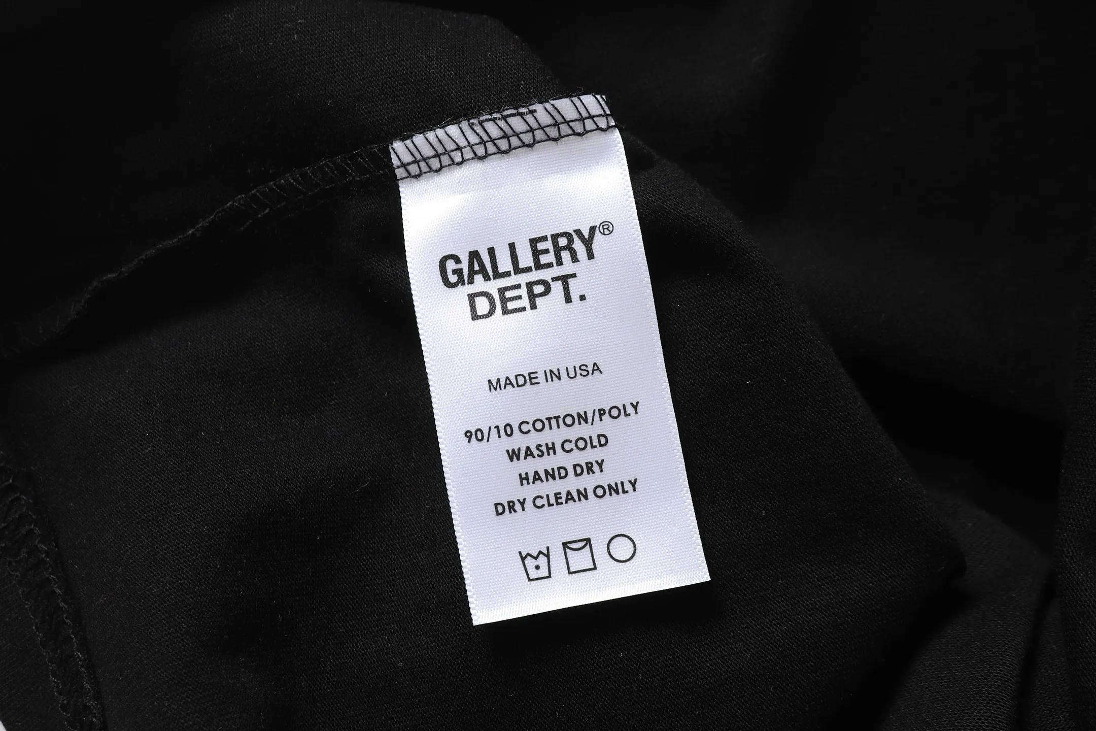 GALLERY.DEPT new summer short-sleeved model number: D3309P104 color: black yellow code number: S M L XL